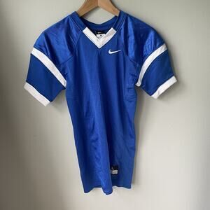 Nike Blue and White Kids Jersey